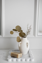 Thassos four handle vase in cream - Luxe B Pampas Grass  Canada , dried flowers and pampas grass Canadian Company. Bulk and wholesale dried flowers and pampas grass fluffy. Large White Pampas Grass Toronto