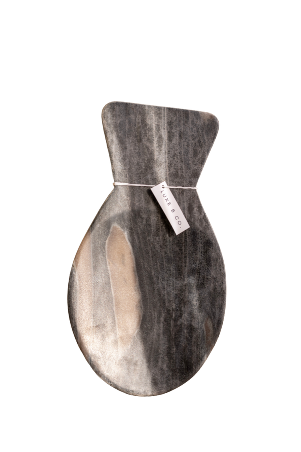 Fish Shaped Grey Marble Spoon Rest - Luxe B Pampas Grass  Canada , dried flowers and pampas grass Canadian Company. Bulk and wholesale dried flowers and pampas grass fluffy. Large White Pampas Grass Toronto
