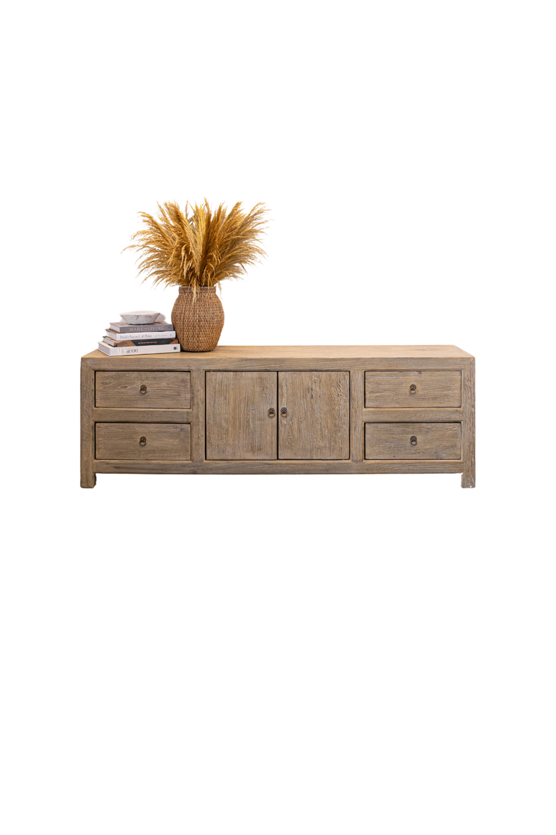 Sausalito Elm Wood Elm Entertainment Console - Luxe B Pampas Grass  Canada , dried flowers and pampas grass Canadian Company. Bulk and wholesale dried flowers and pampas grass fluffy. Large White Pampas Grass Toronto