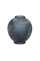 Chios Black Large Round Vase Pot - Luxe B Pampas Grass  Canada , dried flowers and pampas grass Canadian Company. Bulk and wholesale dried flowers and pampas grass fluffy. Large White Pampas Grass Toronto