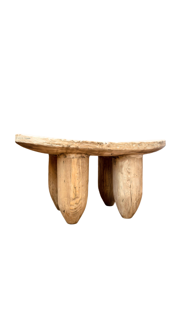 Senufo Stool Bench Natural Elm Small - Luxe B Pampas Grass  Canada , dried flowers and pampas grass Canadian Company. Bulk and wholesale dried flowers and pampas grass fluffy. Large White Pampas Grass Toronto